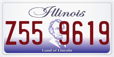 IL license plate Z559619