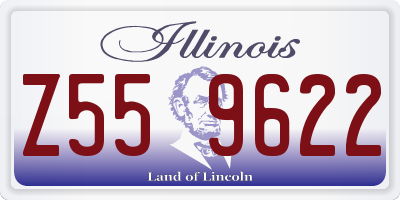 IL license plate Z559622