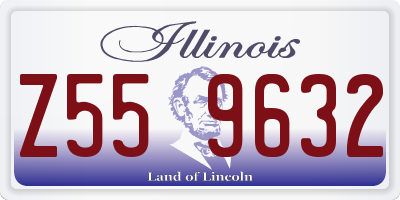 IL license plate Z559632