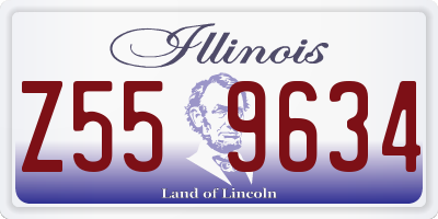 IL license plate Z559634