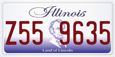 IL license plate Z559635