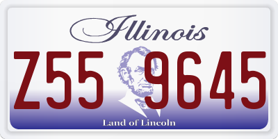 IL license plate Z559645