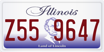 IL license plate Z559647