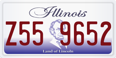IL license plate Z559652