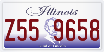 IL license plate Z559658