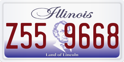 IL license plate Z559668