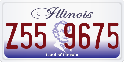IL license plate Z559675