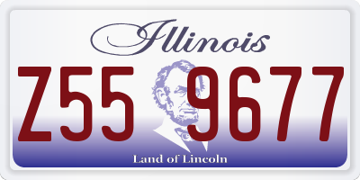 IL license plate Z559677