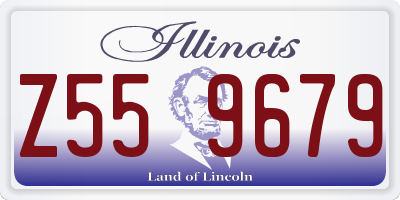 IL license plate Z559679