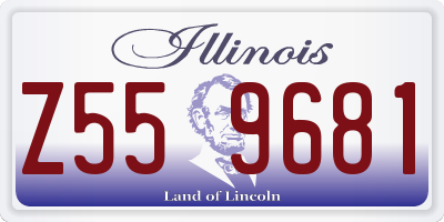 IL license plate Z559681