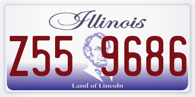 IL license plate Z559686