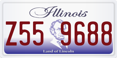 IL license plate Z559688