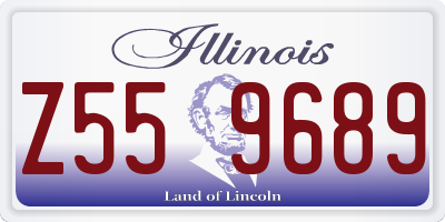IL license plate Z559689