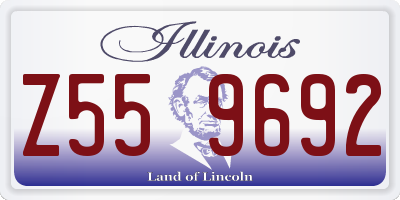 IL license plate Z559692