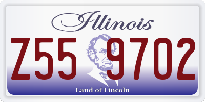 IL license plate Z559702