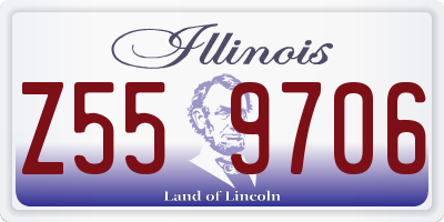 IL license plate Z559706