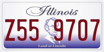 IL license plate Z559707