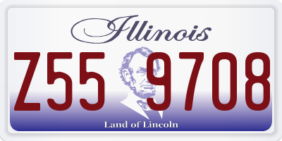 IL license plate Z559708