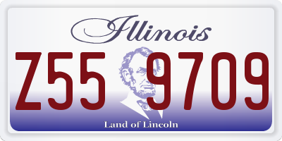 IL license plate Z559709