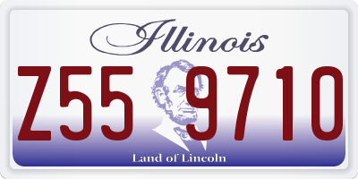 IL license plate Z559710