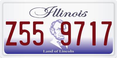 IL license plate Z559717