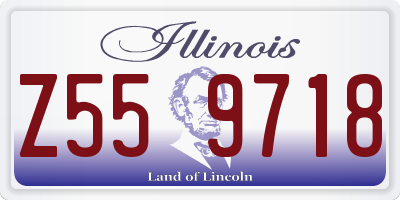 IL license plate Z559718