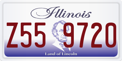 IL license plate Z559720