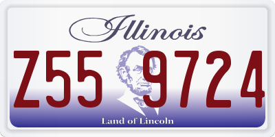 IL license plate Z559724