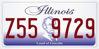 IL license plate Z559729