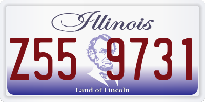 IL license plate Z559731