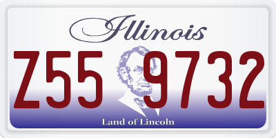 IL license plate Z559732