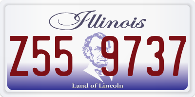 IL license plate Z559737