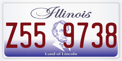 IL license plate Z559738