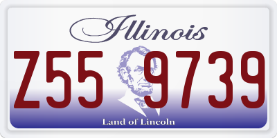 IL license plate Z559739