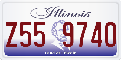 IL license plate Z559740