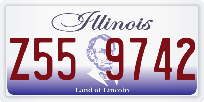 IL license plate Z559742