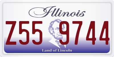 IL license plate Z559744