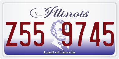 IL license plate Z559745