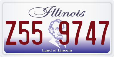 IL license plate Z559747