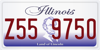 IL license plate Z559750
