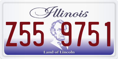 IL license plate Z559751