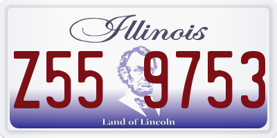 IL license plate Z559753