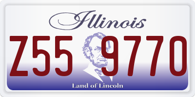 IL license plate Z559770