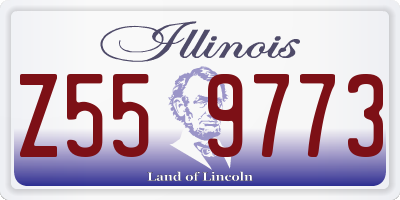 IL license plate Z559773