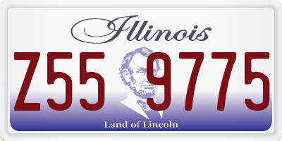 IL license plate Z559775
