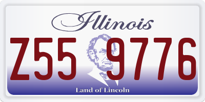 IL license plate Z559776