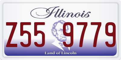 IL license plate Z559779