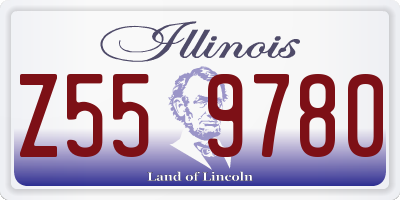 IL license plate Z559780