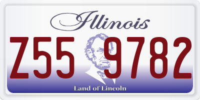 IL license plate Z559782