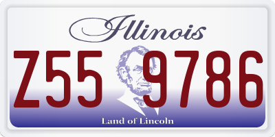 IL license plate Z559786